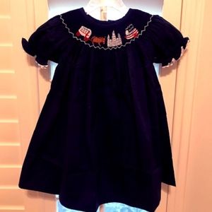 Nola Smocked New Orleans dress